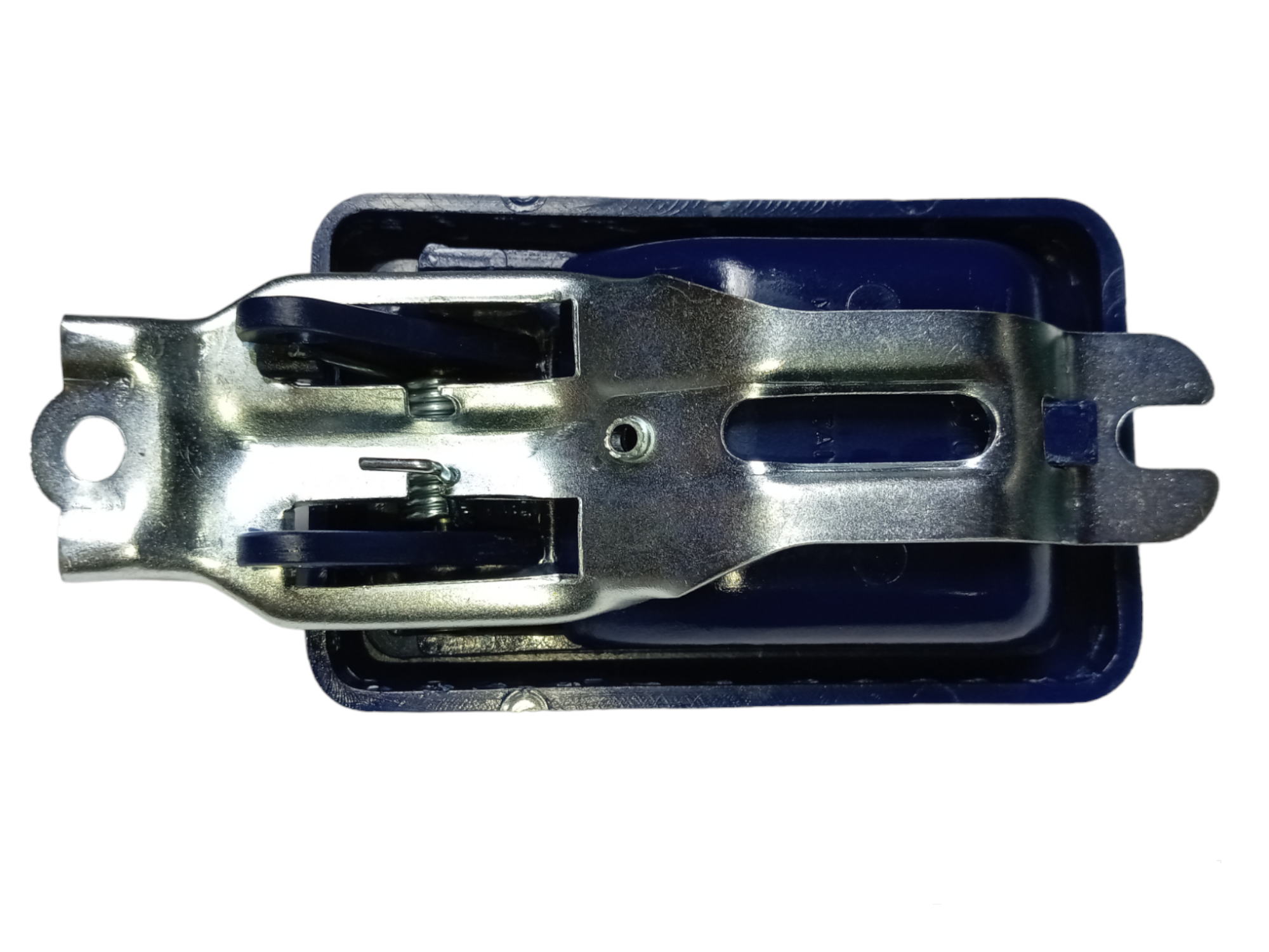 Manecilla interior azul