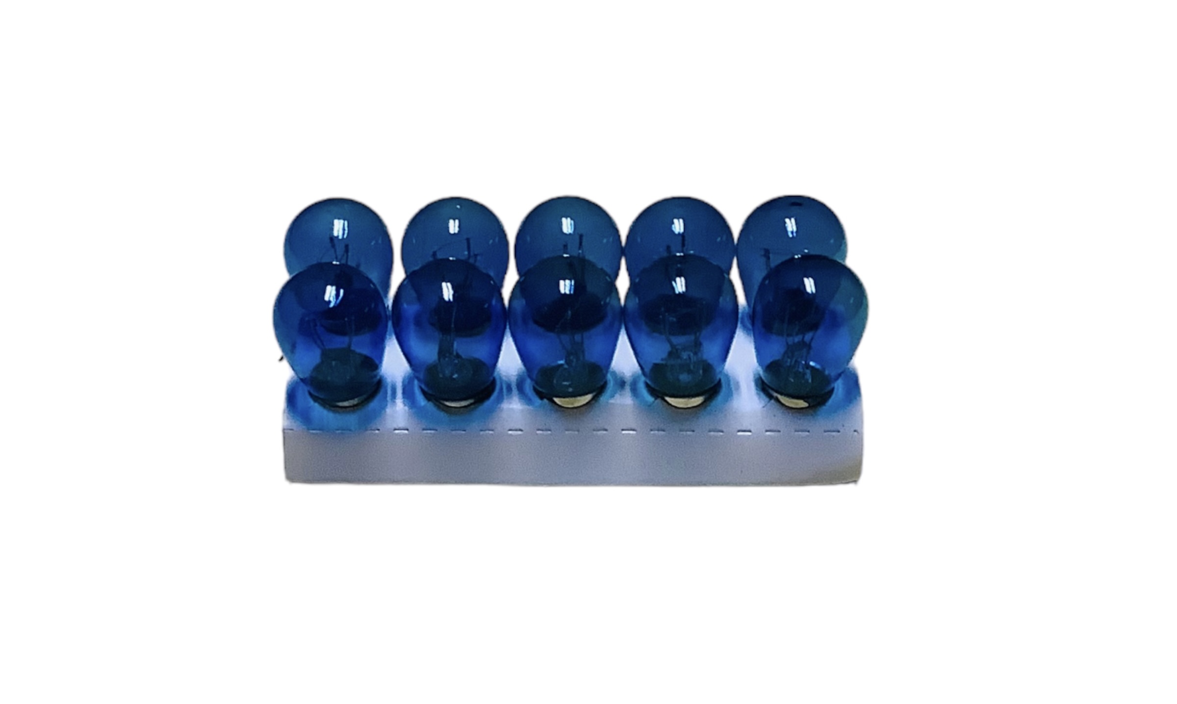 Bombilla de 2 contactos azul
