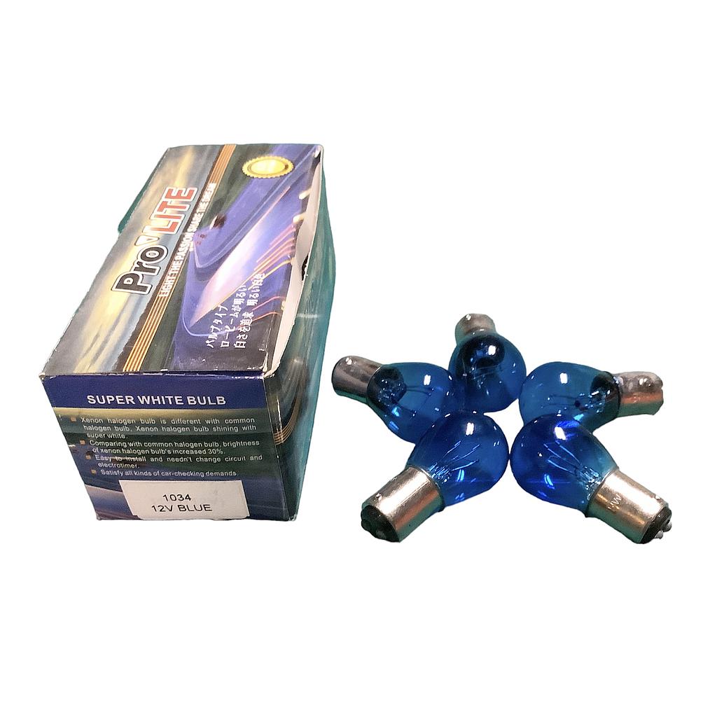 Bombilla de 2 contactos azul