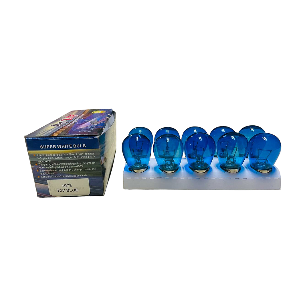 Bombilla un contacto azul